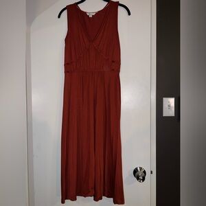 Boden Sleeveless Jersey knit dress with ribbon detail on bodice